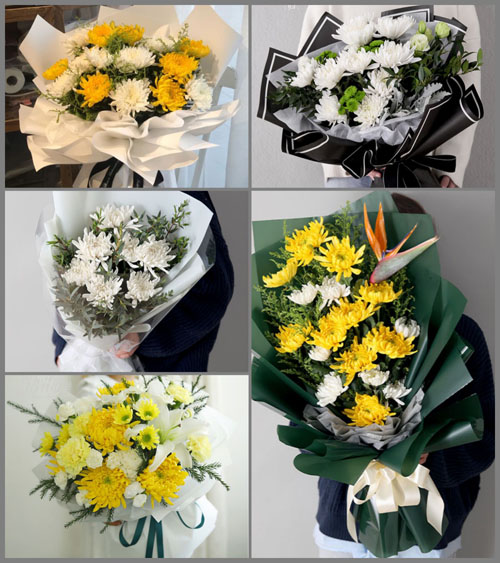 江苏南通启东市汇龙镇香榭水岸社区白事花束代送